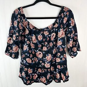 American Eagle Floral top boho size medium - Imagen 1 de 5