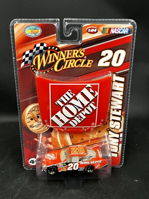 Nascar Winner's Circle #20 Tony Stewart w/ Home Depot Diecast Car and Hood - Image 1 of 2