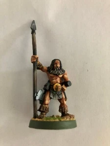 Custom Painted Metal Harlequin Miniature Fighter Barbarian w/ Spear D&D - Picture 1 of 3