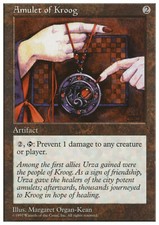 Magic the Gathering MTG Amulet of Kroog (347) Fifth Edition   LP