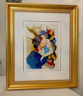 orig. signed ITZCHAK TARKAY GRACE II 1999 screen print Serigraph Limited Edition - Image 1 of 4