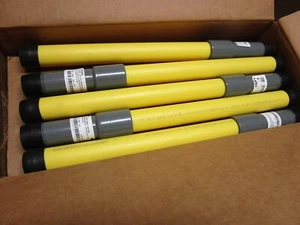 GF CENTRAL PLASTICS 1" X 12" THREAD TRANSITION FITTINGS, YELLOW #360002555 -(25) - Picture 1 of 3