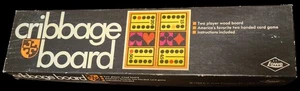 Vintage E.S. Lowe Cribbage Board in Original Box with Pegs 1968 - Picture 1 of 1