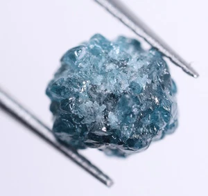 Natürlicher blauer Farbdiamant 1,00Ct Rohdiamant ungeschliffen für Hochzeitsschmuck - Bild 1 von 10
