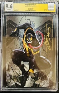 All-New Venom 1 CGC /JSA 9.6 Inhyuk Lee Signed Megacon Exclusive Virgin Variant - Picture 1 of 3