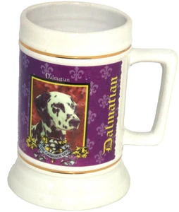 Taza Dálmata Stein El Carruaje Perro Taza Perro Cachorro Historia en la Espalda - Imagen 1 de 2