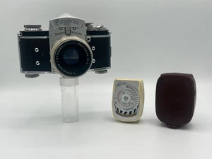 Deutsche Exakta VX 35mm Kamera`~ Zeiss Biotar 2/58 Objektiv ~ Horvex Metrawatt - Bild 1 von 6