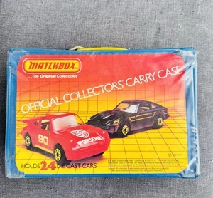 Vintage 1983 Matchbox 24 Car Official Collectors Carry Case w Cars Trucks Lot - Picture 1 of 8