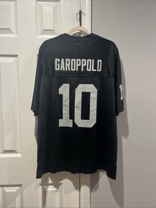 Las Vegas Raiders Garoppolo Jersey Ad XL - New With Tags - See Measurement Photo - Picture 1 of 7