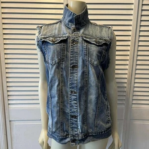 Ärmellose Jeansweste Damen Idle Minds Blau L - Bild 1 von 17