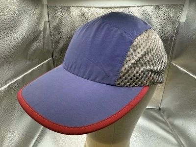 Gorra de Ciclismo de Malla Vintage Años 90 Patagonia Hecha en EE. UU. Para Hombre Talla Mediana Pato Bill Rosa Foto 1 de 4