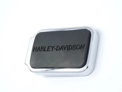 GENUINE HARLEY DAVIDSON SMOOTH CHROME BILLET LARGE BRAKE PEDAL PAD 42686-02 RARE Foto 1 de 4