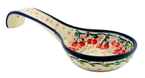 Polish Pottery 12" Large Spoon Rest - Handmade by Zaklady Boleslawiec Poland - Picture 1 of 5