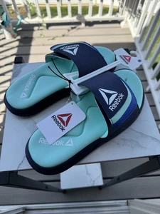 Reebok Delta Flow DAMEN SLIPPER, 8M, WUNDERSCHÖN MINT FARBE, NEU MIT ETIKETT - Bild 1 von 11