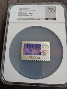 2023 1oz Disney Characters Niue 100 Anniversary Frozen NGC PF70 Ultra Cameo - Picture 1 of 4