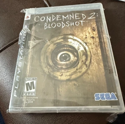 Condemned 2: Bloodshot (Sony PlayStation 3, 2008) NEW/SEALED, Plastic Imperfect - Image 1 of 4