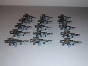 Deluxe camo weapon lot of 15 for minifigure - Imagen 1 de 1