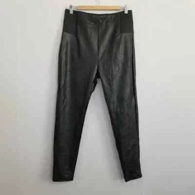 NWOT A New Day Black Faux Leather Pants Skinny Leggings Size Large - Image 1 of 4