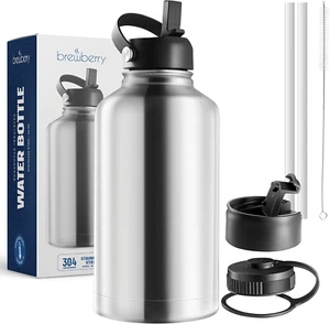 Stainless Steel Insulated Water Bottle and Travel Mug for Hot and Cold Beverages - Picture 1 of 8