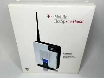 T-Mobile HotSpot @ Home Wireless Router WRTU54G-TM -Linksys - Image 1 of 4