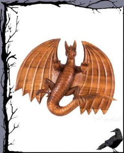 Decoración de pared medieval de madera - dragón - dragón Furimor - Imagen 1 de 1