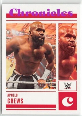 2023 Panini Chronicles WWE - Pink Parallel /349 Apollo Crews #3 - Image 1 of 2