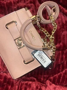 BEBE ALEX MINI SATCHEL W/CC DUSTY ROSE - Picture 1 of 3