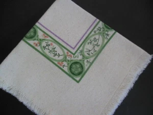 Stevens Linen, 2 Mount Vernon GARDEN OF HERBS Dinner Napkins 16"x 16", NEW - Picture 1 of 3