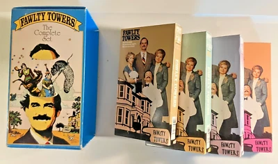 BBC Video Fawlty Towers Complete Set - 4 VHS Box Set 1992 John Cleese Comedy VG! - Image 1 of 4