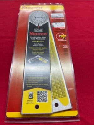 Starrett CP505A-12 Combination Protractor, 12'' (300mm) Aluminum, ProSite Series - Image 1 of 4