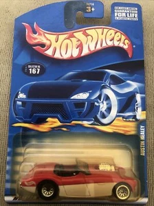 HOT WHEELS AUSTIN HEALEY 2001 #167 Long Card New - Picture 1 of 4
