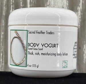Sweet Grass Body Yogurt - 4 oz jar - Sacred Feather Traders - Picture 1 of 1