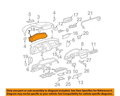 Used Speedometer Gauge fits: 2001 Chevrolet Cavalier cluster US w/o tachometer G - Image 1 of 3