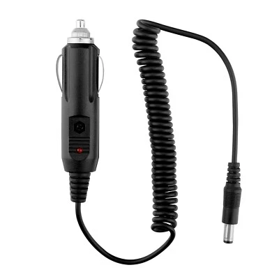 5ft 12V 2-POWER TIP CAR charger adapter fr COBRA HH50WXST handheld CB radio HH50 - Image 1 of 4