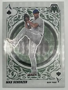 MAX SCHERZER 2022 PANINI MOSAIC #A-10 ACES GREEN METS - Picture 1 of 2