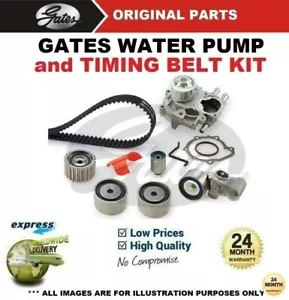 FOR SUBARU FORESTER 2.5 AWD 2003-2005 GATES WATER PUMP & TIMING BELT KIT - Picture 1 of 8