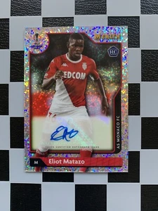 2021-22 Topps Merlin Chrome UCL Auto RC Eliot Matazo Speckle /150 AS Monaco FC b - Bild 1 von 2