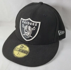 Las Vegas Oakland Raiders NFL Auténtico New Era 59FIFTY Gorra Sombrero - 7 1/4 (57,7 cm) - Imagen 1 de 12