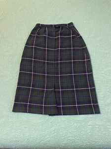 1960/70s Hand Sewn Wool Flannel Skirt - Picture 1 of 7