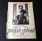 PREFAB SPROUT Couldnt Bear To Be.. PRESS ADVERT (1984) Rare Full Page NME Advert