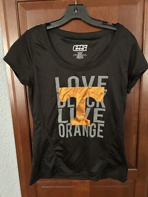 Women’s E5 Size Large Tennessee Volunteers “Love Black Live Orange” T-shirt  - Image 1 of 4