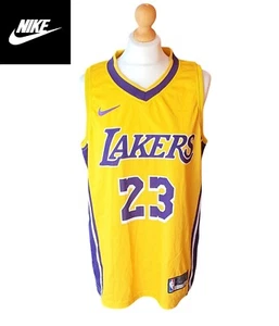 Nike Los Angeles Lakers LeBron James #23 Shirt Herren Gr. M Authentic NBA Trikot - Bild 1 von 12