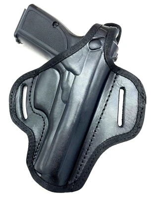 Funda de cinturón de cuero negra para mano derecha para HI-POWER MARK 3 III, 4,7" Foto 1 de 4