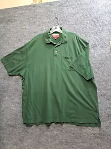 Polo Caribou Creek uomo XXLarge verde 1/4 bottoni casual golf sport - Foto 1 di 5