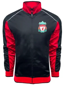 Official Liverpool FC Track Jacket - Icon Sports Licensed Football Top - Picture 1 of 5