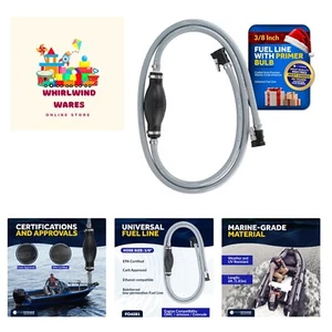Boat Fuel Line - 3/8-Inch Marine Fuel Line for OMC/Johnson/Evinrude, Outboard... - Picture 1 of 9