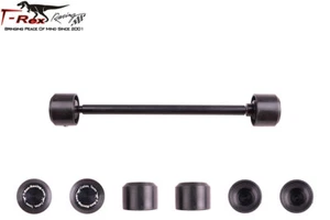 T-Rex Triumph Bonneville Thruxton Street Cup Scrambler Twin Front Axle Sliders - Foto 1 di 9