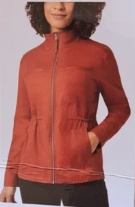 32 Degrees Cool Dark Orange Lightweight Full Zip Long Sleeve Jacket XXL - Picture 1 of 6