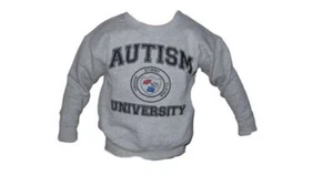 Autism Awareness ~ Autism University ~ childs crew neck sweatshirt kids Youth - Picture 1 of 1