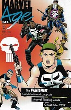 Marvel Age Comic 135 Cover A First Print 1994 Punisher Cover Ghost Rider 2099